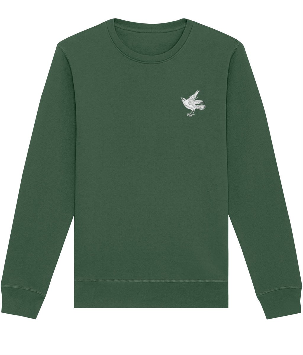 Unisex Sweatshirt - Signature White Crow