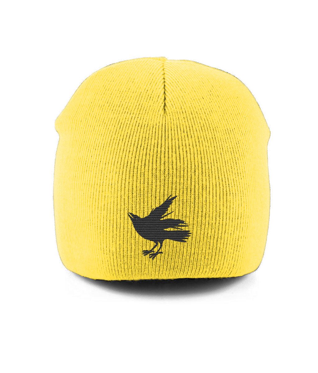 PULL-ON BEANIE SIGNATURE CROW DESIGN